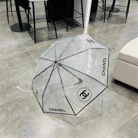 chanel umbrella transparent|chanel umbrella price.